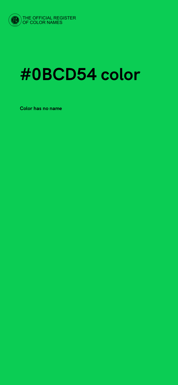 #0BCD54 color image