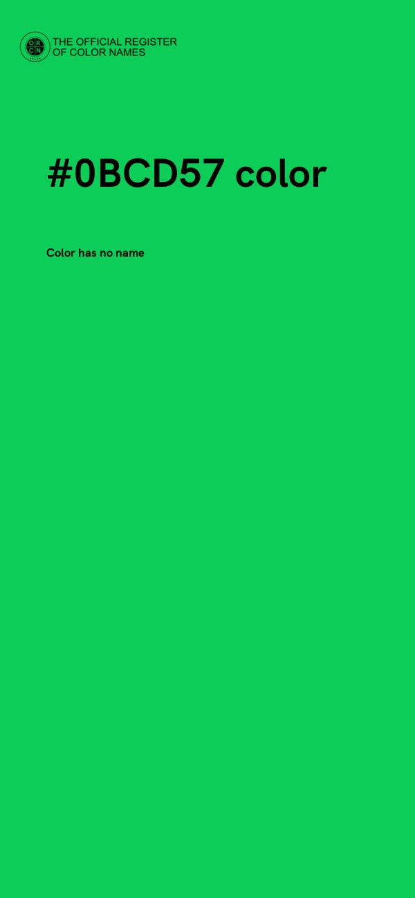 #0BCD57 color image