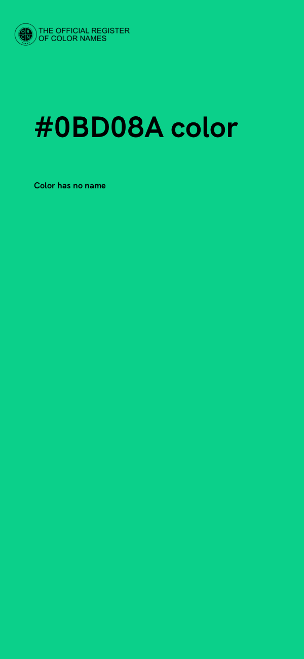 #0BD08A color image