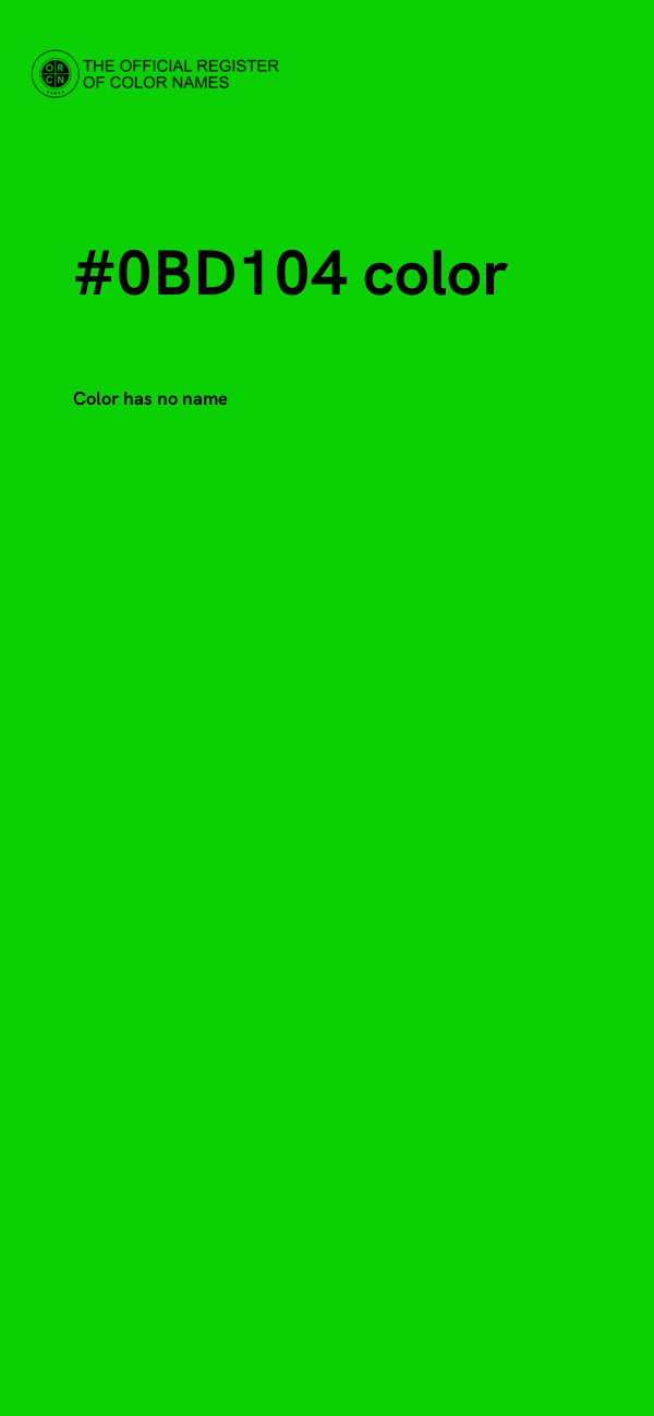 #0BD104 color image