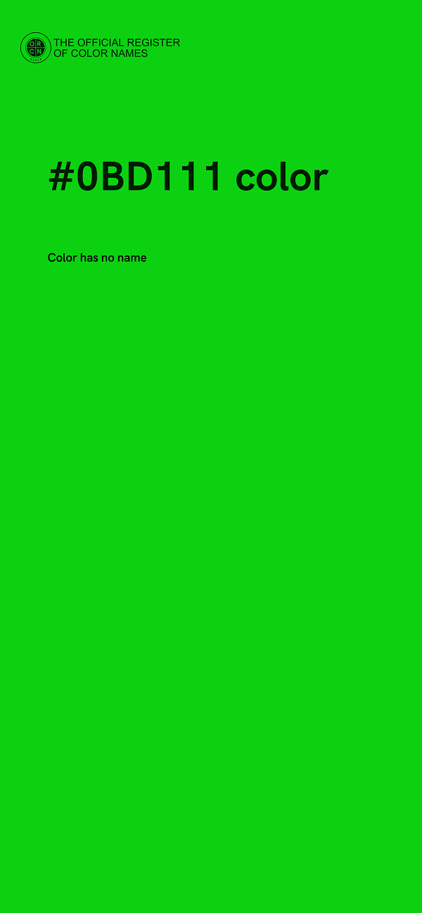 #0BD111 color image