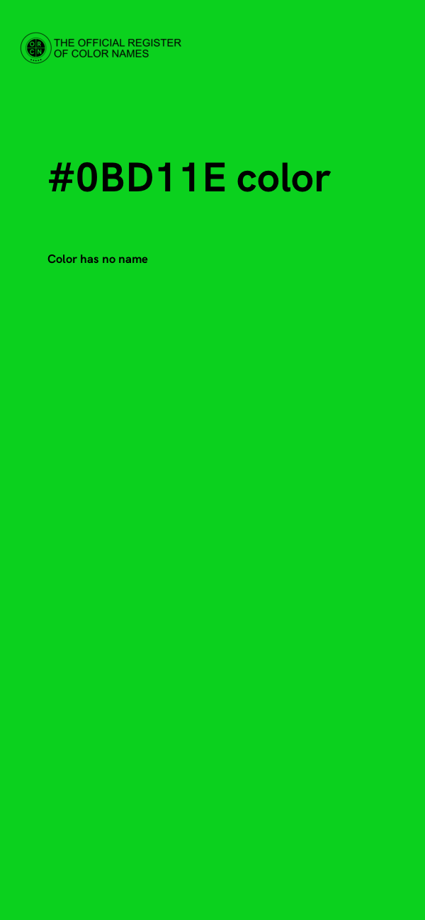 #0BD11E color image