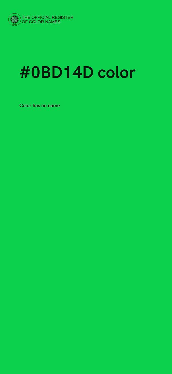 #0BD14D color image