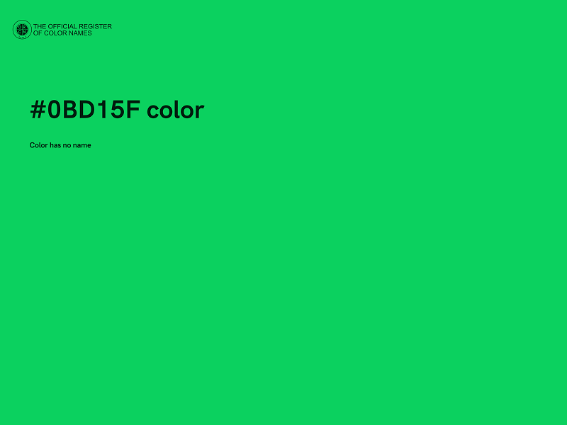 #0BD15F color image