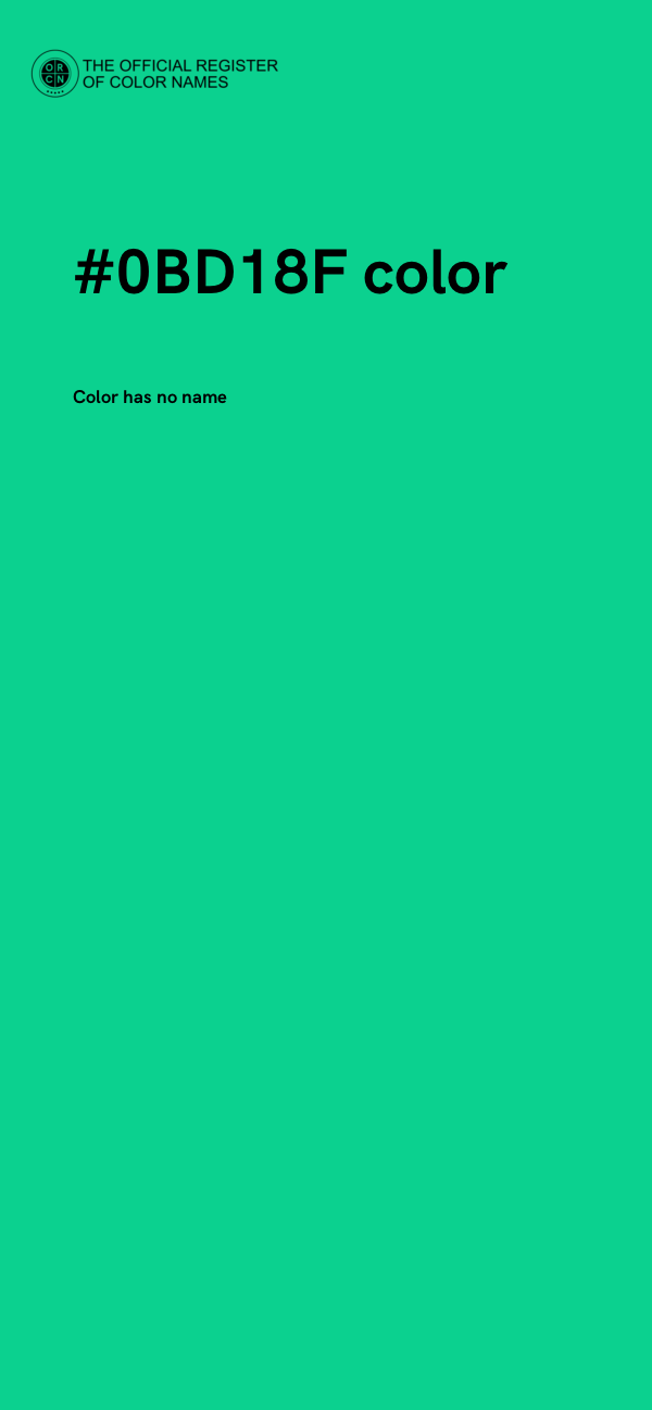 #0BD18F color image