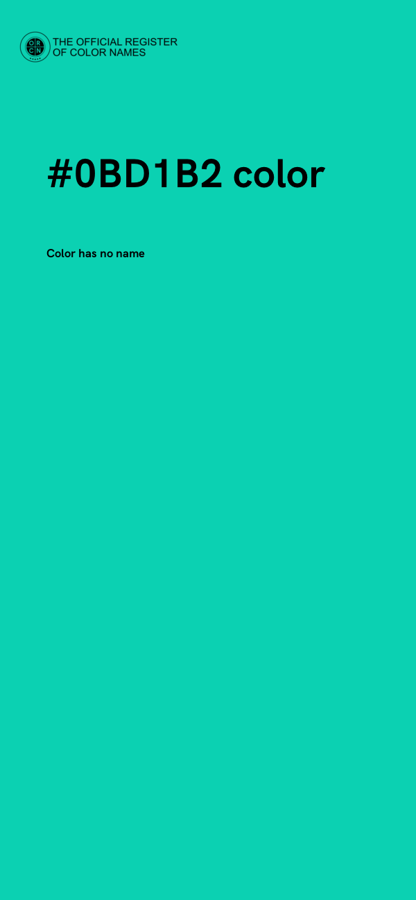 #0BD1B2 color image