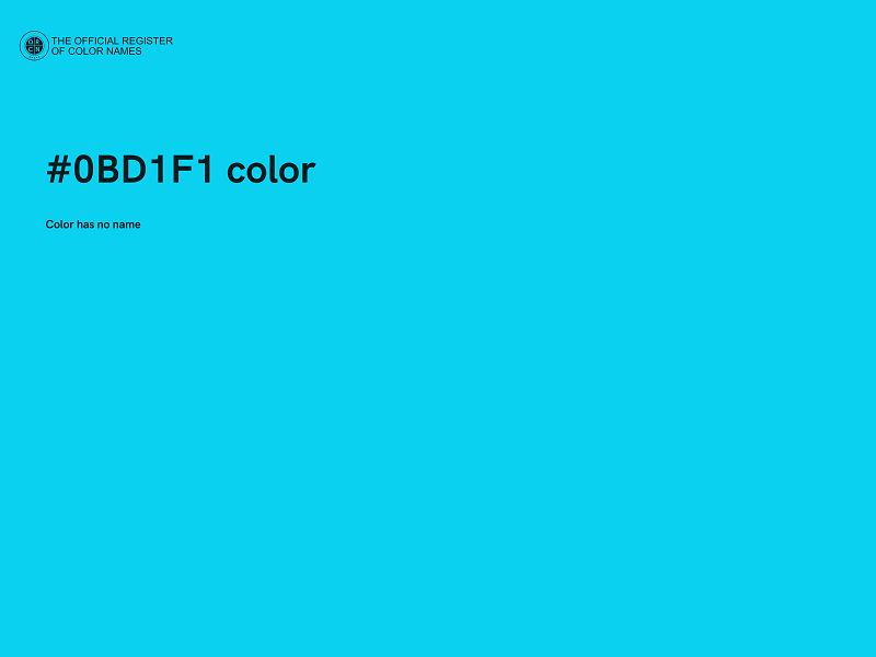 #0BD1F1 color image