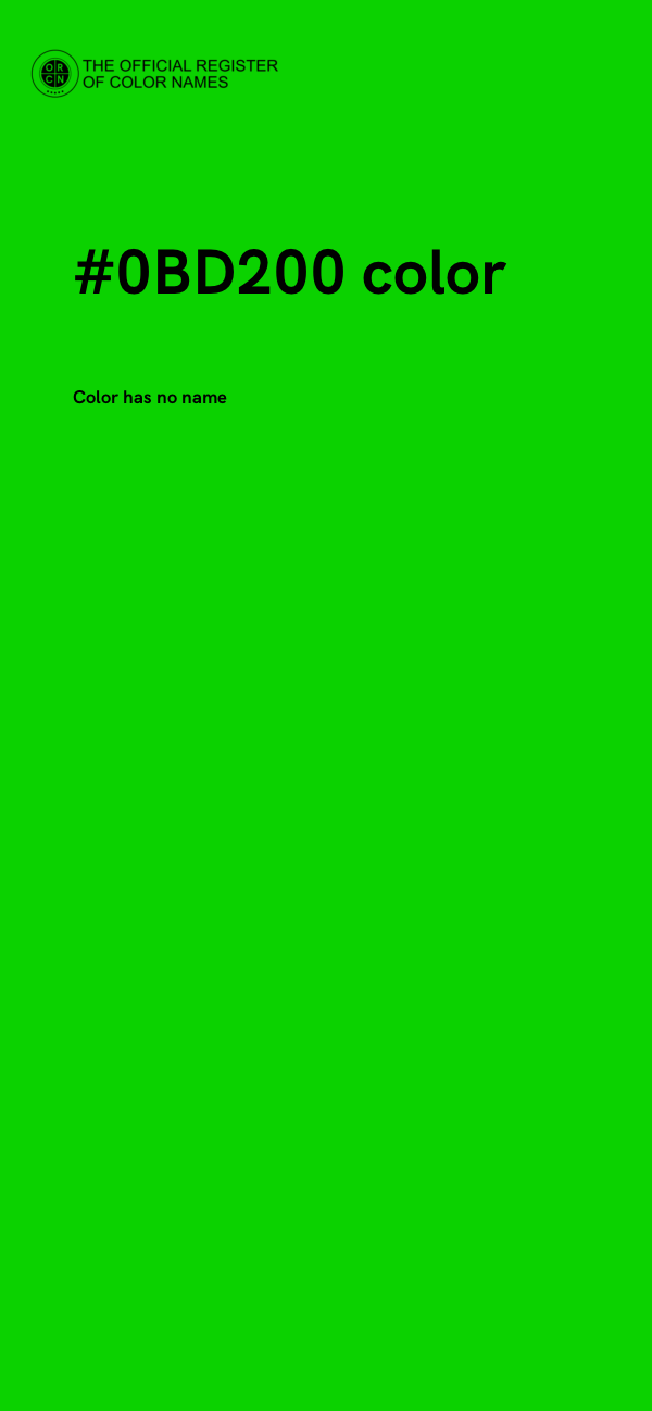 #0BD200 color image
