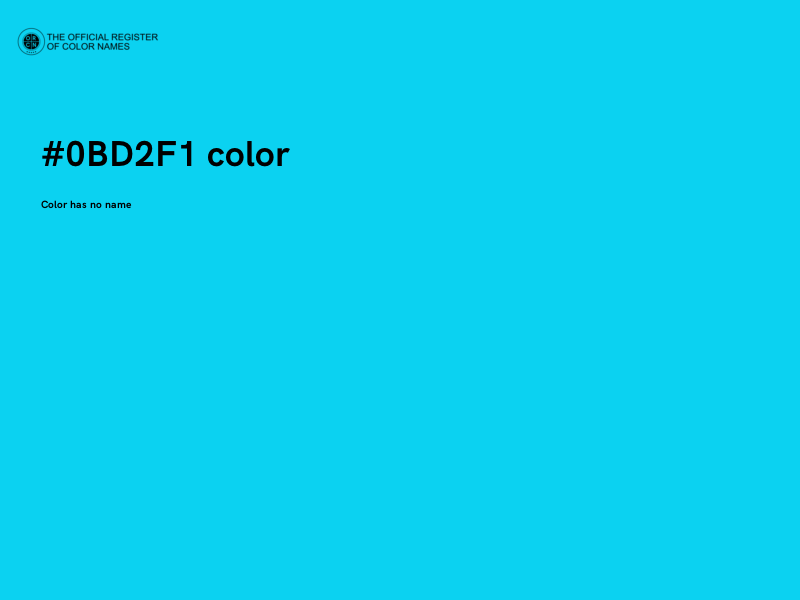 #0BD2F1 color image