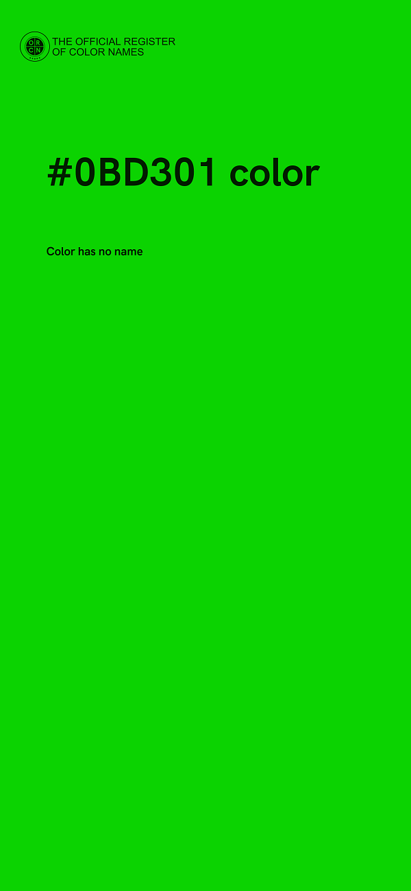 #0BD301 color image