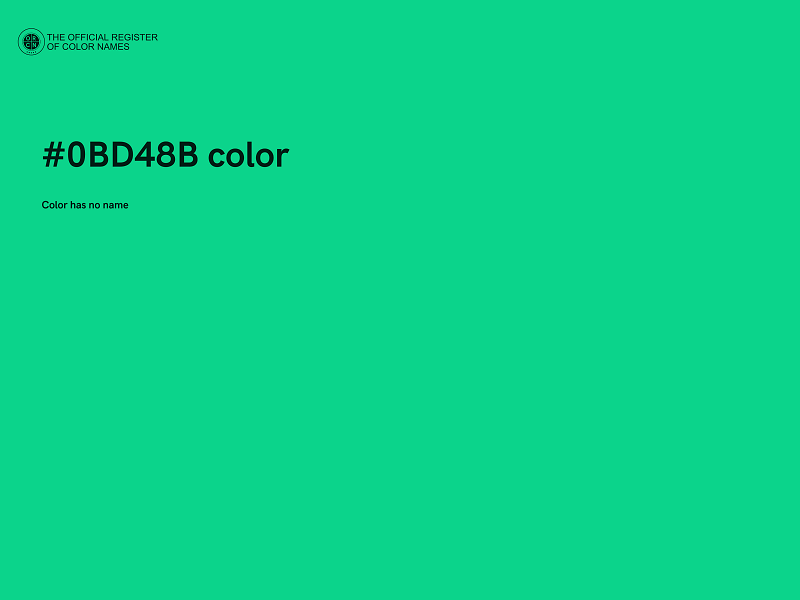 #0BD48B color image