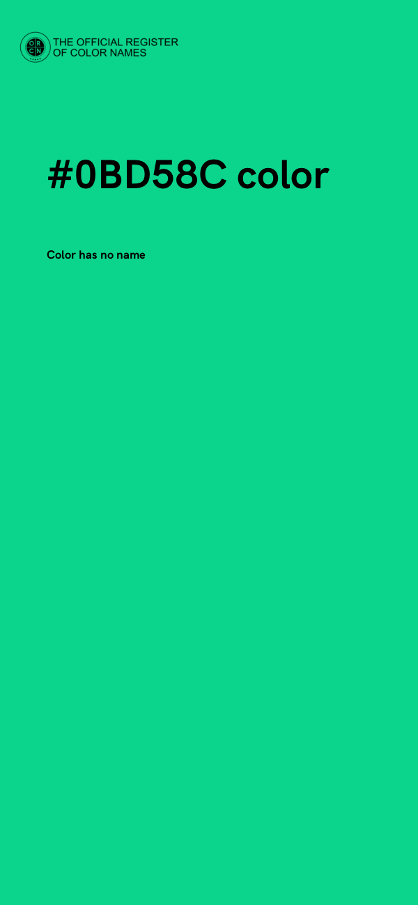 #0BD58C color image