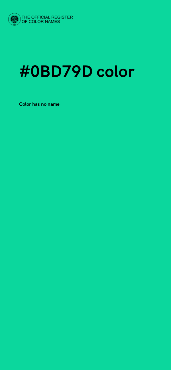 #0BD79D color image