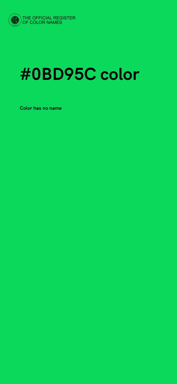 #0BD95C color image