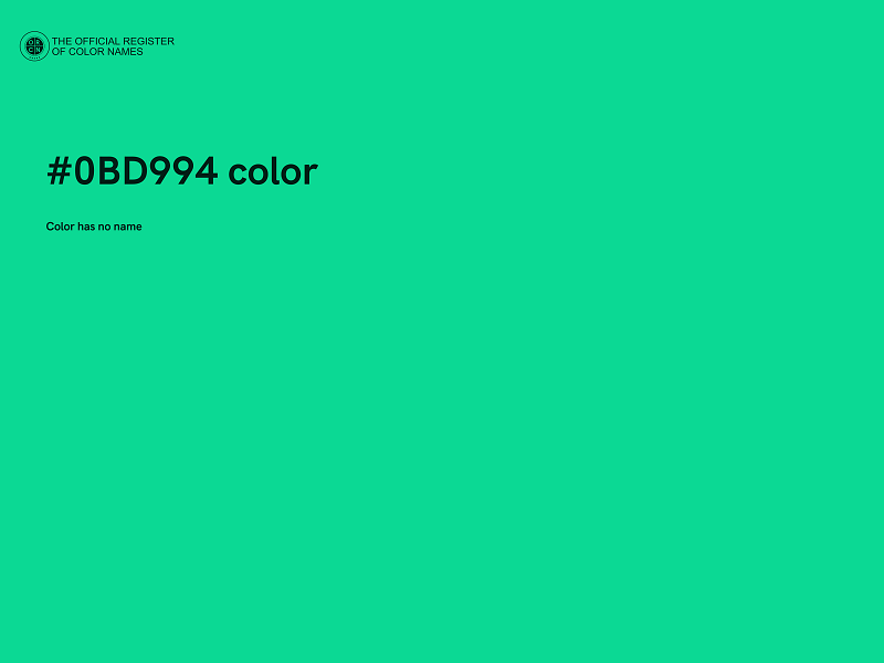 #0BD994 color image