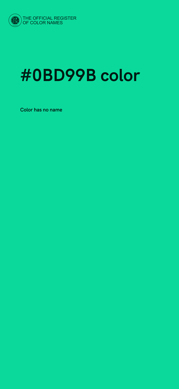 #0BD99B color image