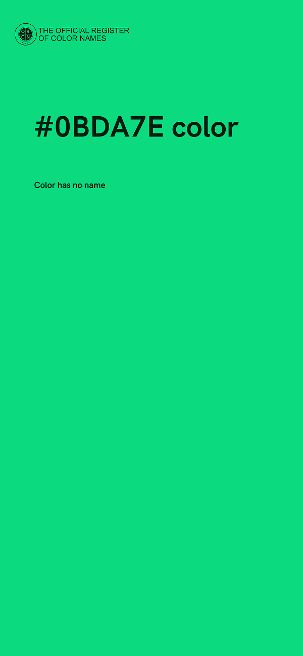 #0BDA7E color image