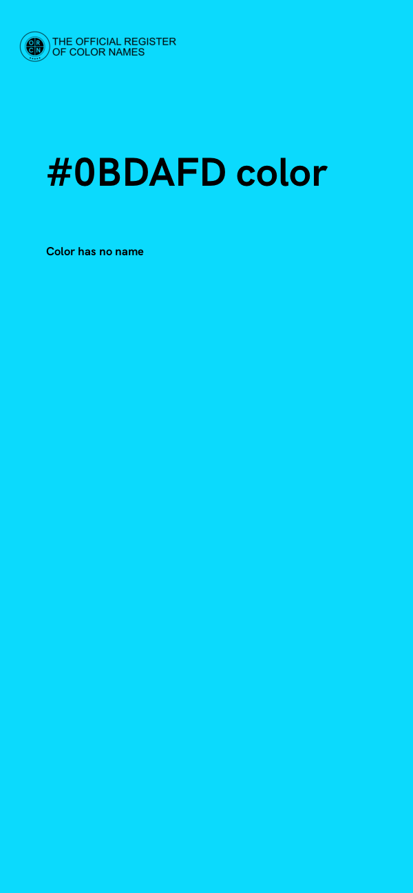 #0BDAFD color image