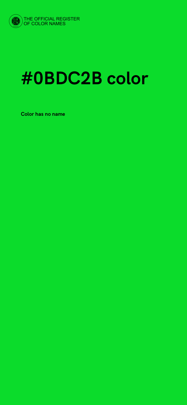#0BDC2B color image