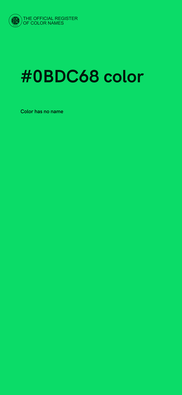 #0BDC68 color image