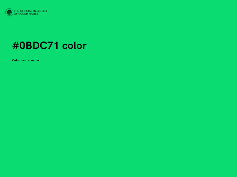 #0BDC71 color image