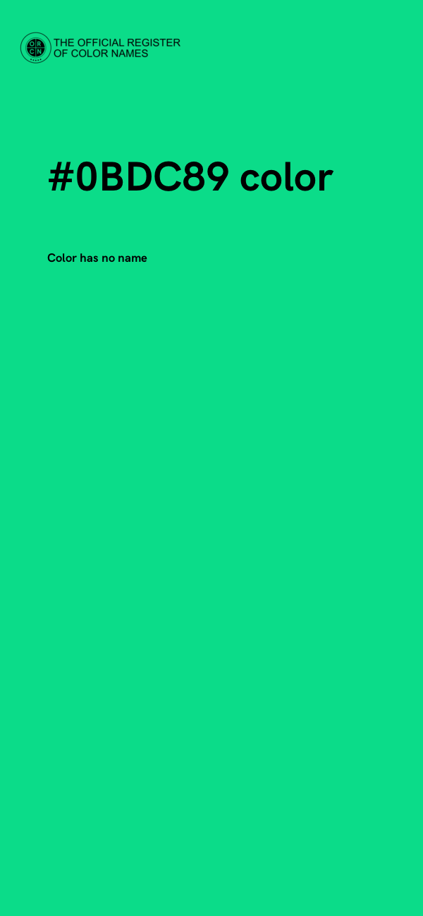 #0BDC89 color image