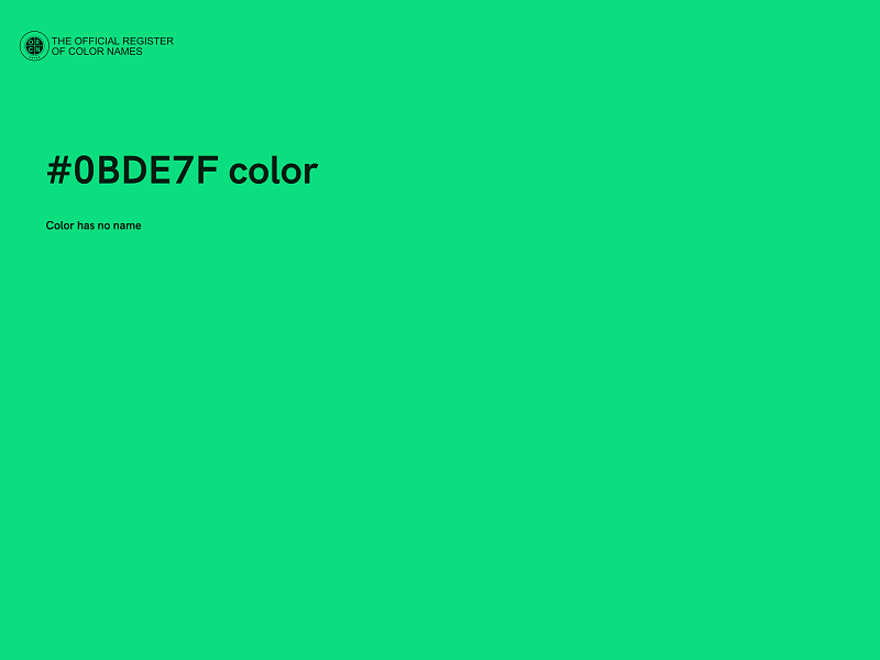 #0BDE7F color image