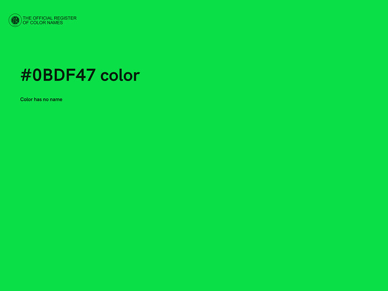 #0BDF47 color image