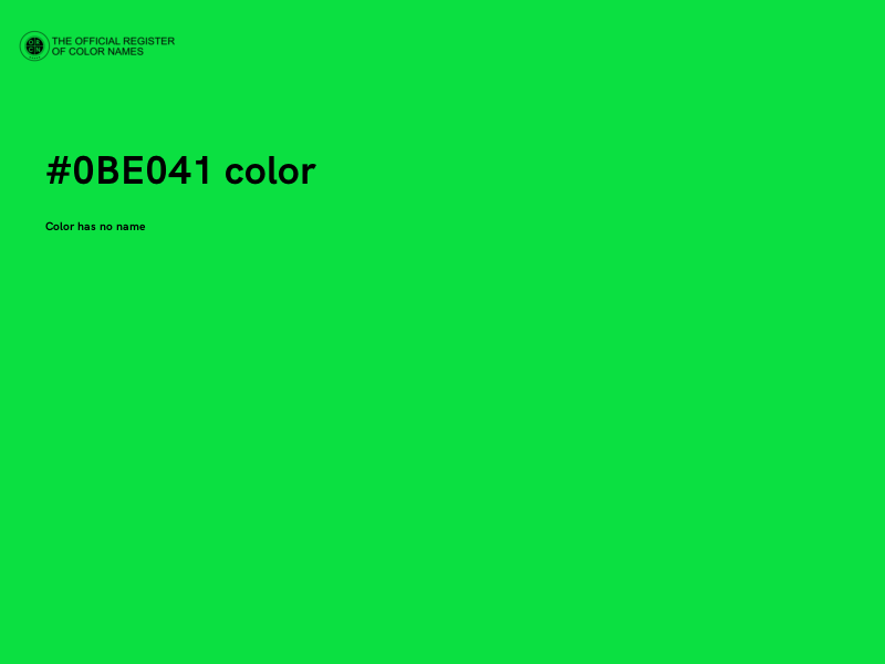 #0BE041 color image