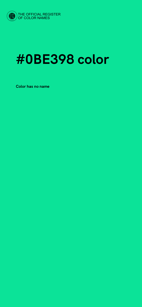 #0BE398 color image