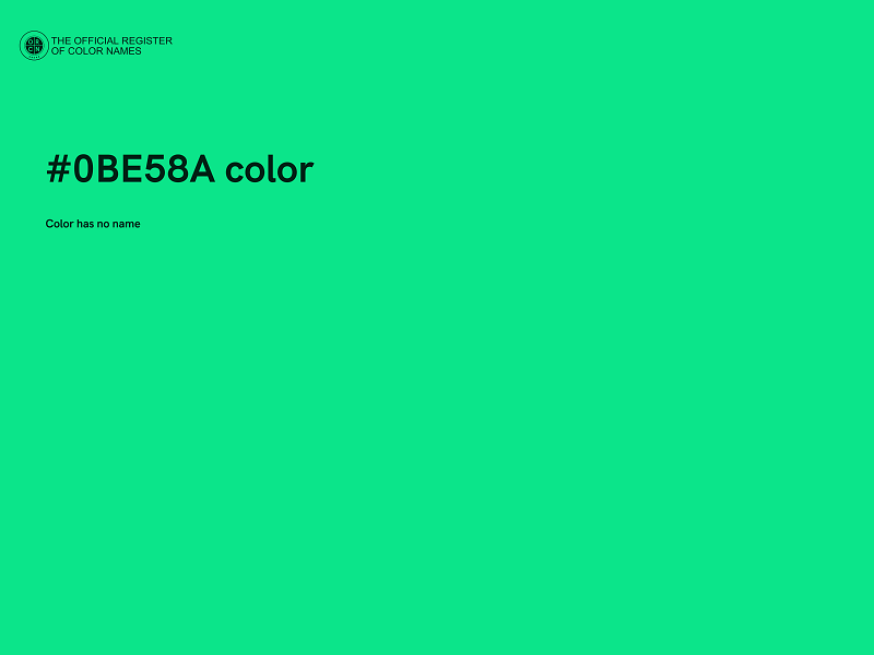 #0BE58A color image