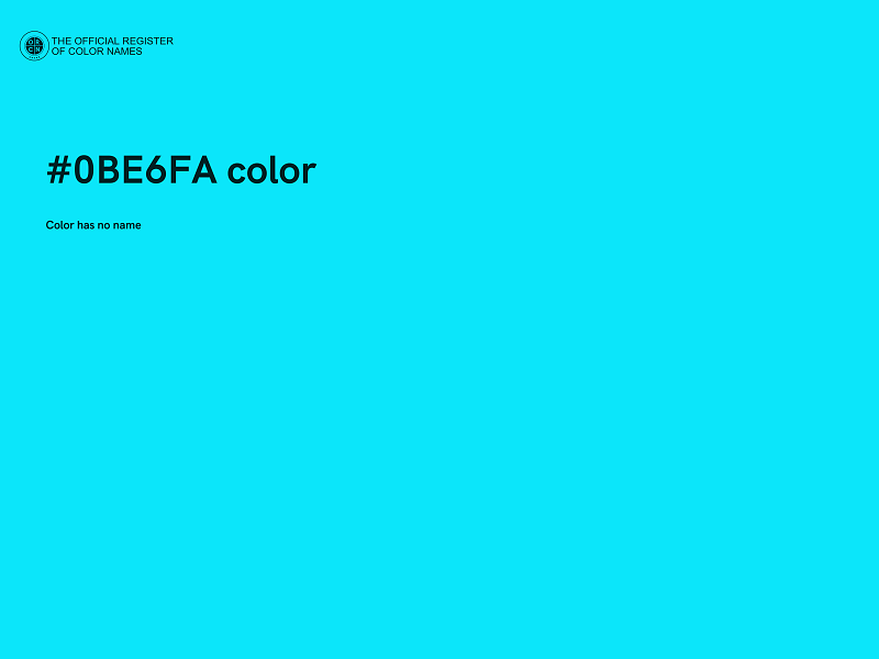 #0BE6FA color image