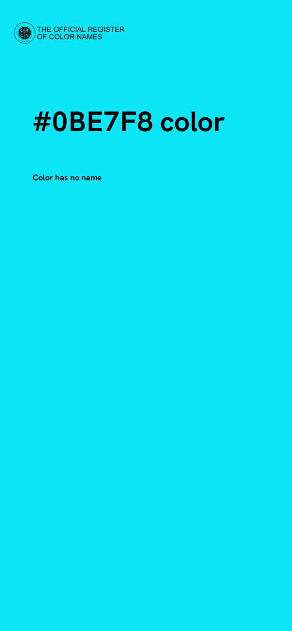#0BE7F8 color image