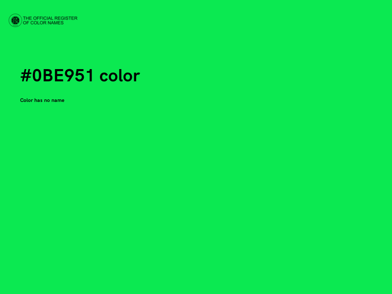 #0BE951 color image