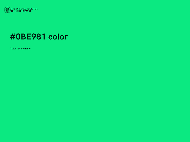 #0BE981 color image