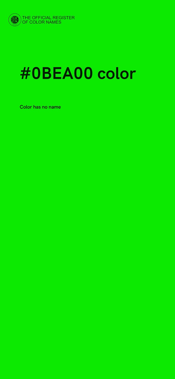 #0BEA00 color image