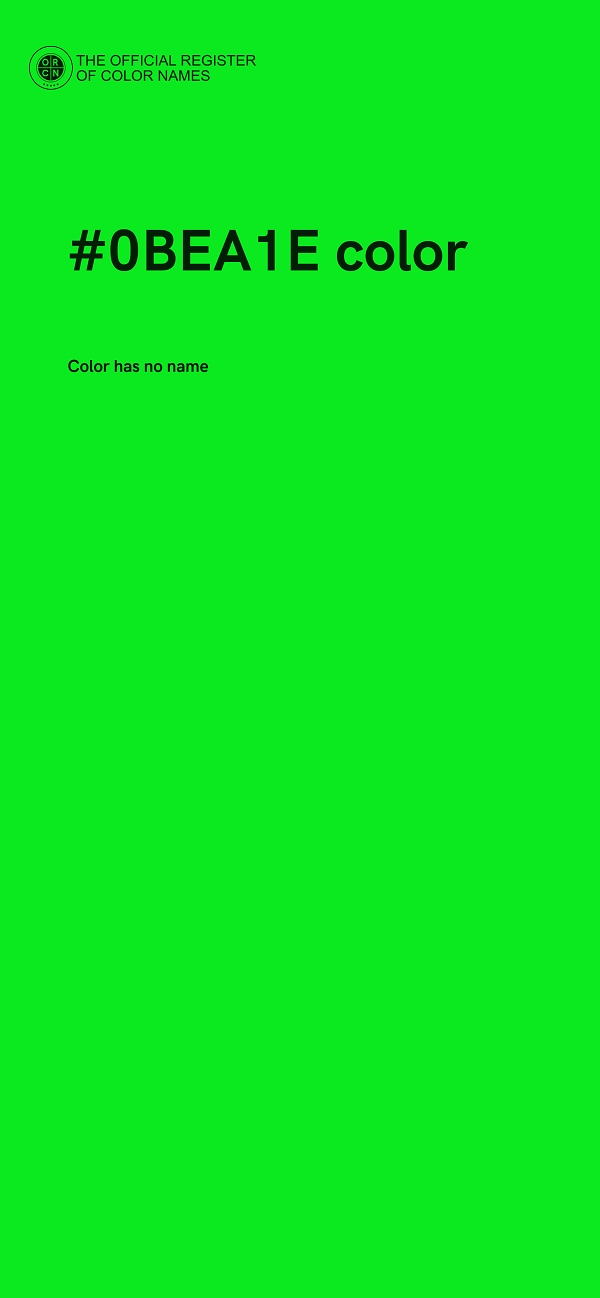 #0BEA1E color image