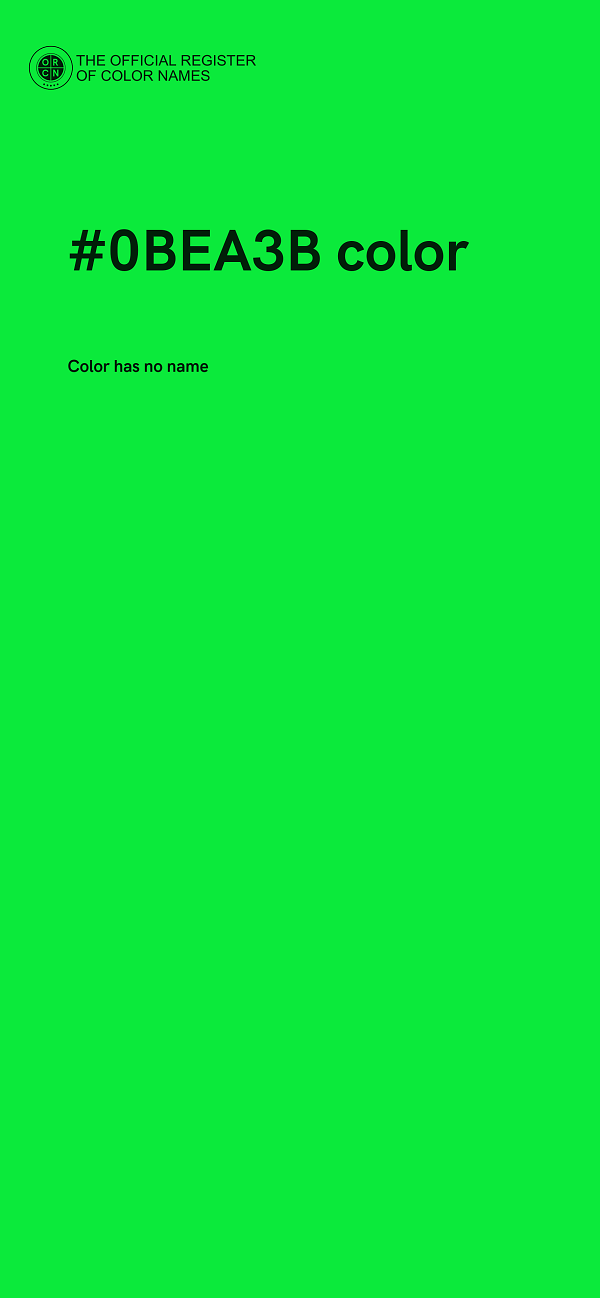 #0BEA3B color image