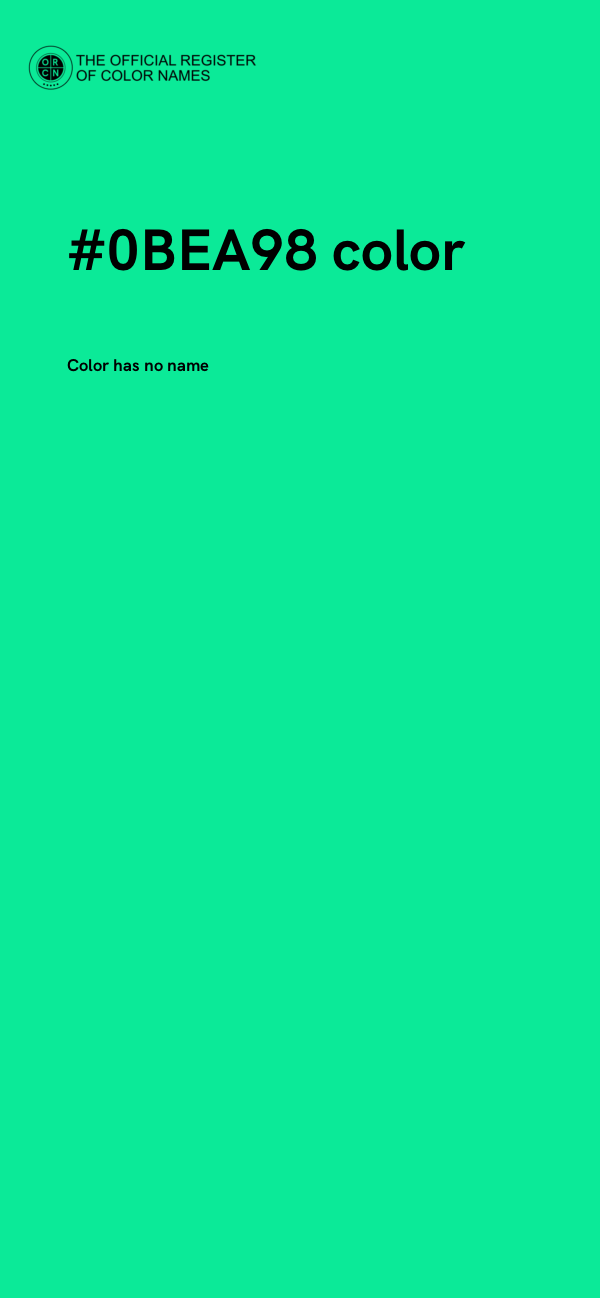 #0BEA98 color image