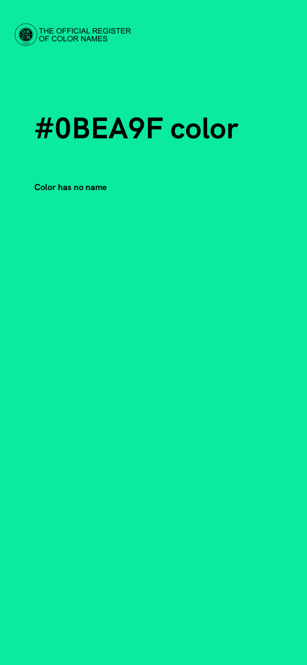 #0BEA9F color image