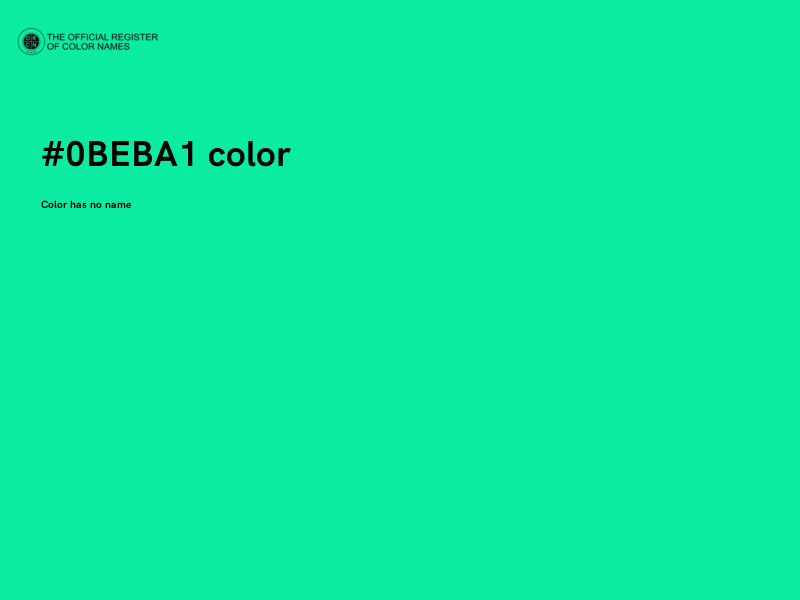#0BEBA1 color image
