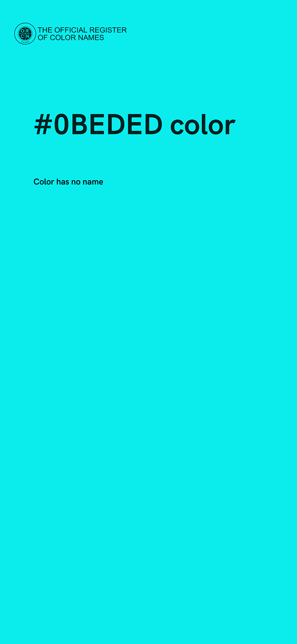#0BEDED color image