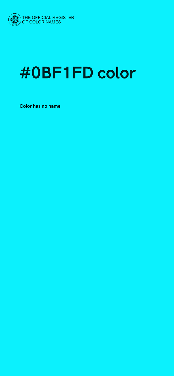 #0BF1FD color image