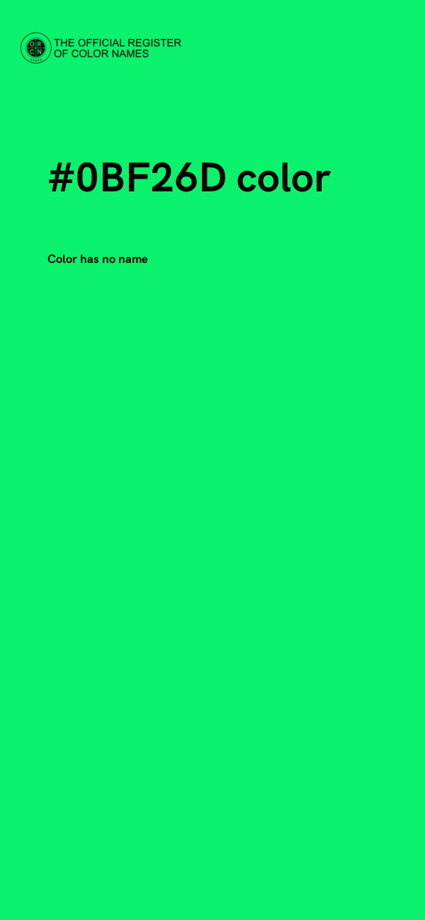 #0BF26D color image