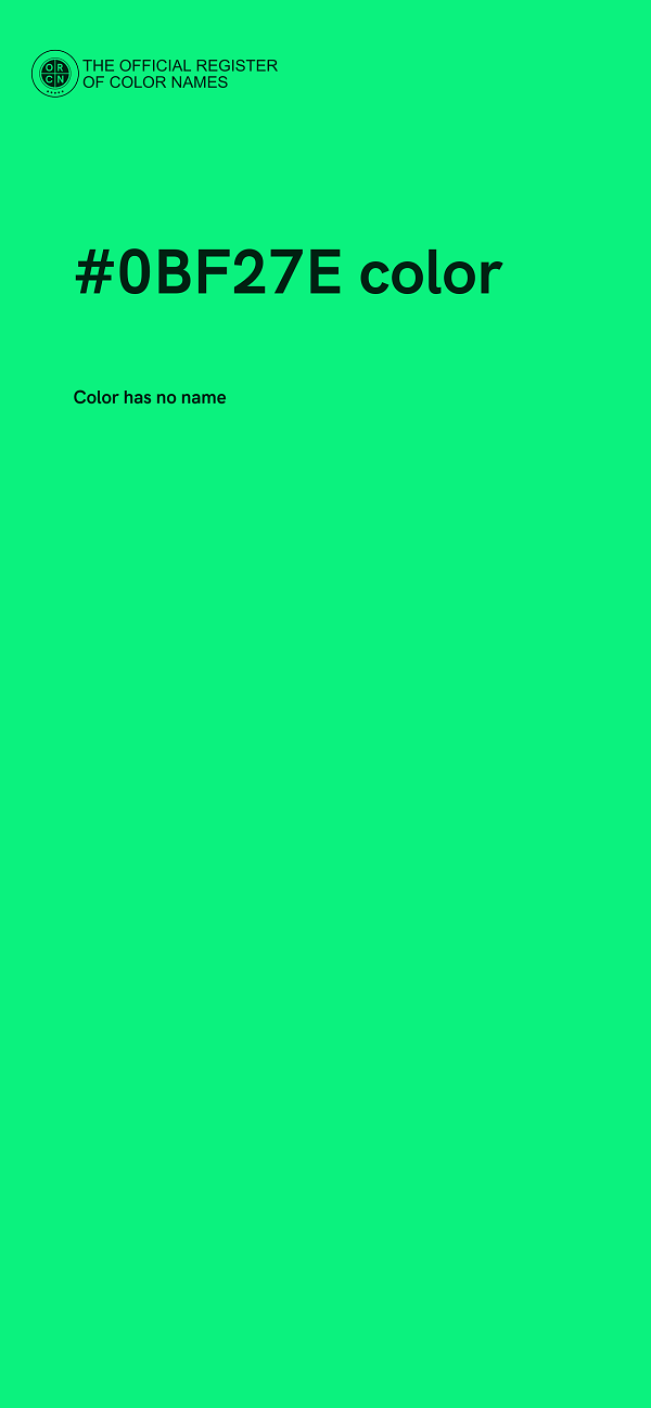 #0BF27E color image