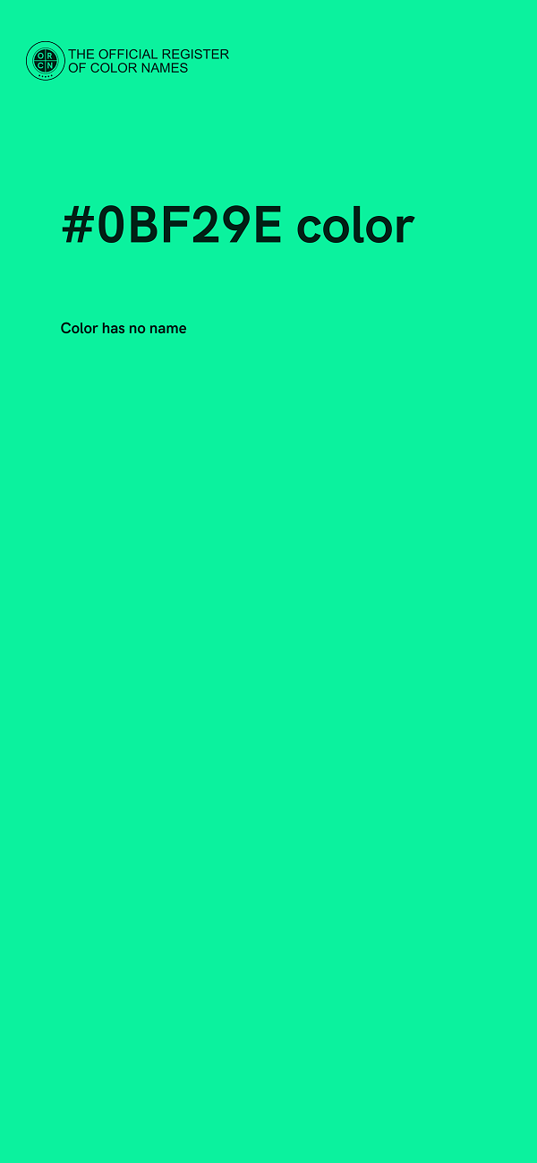 #0BF29E color image