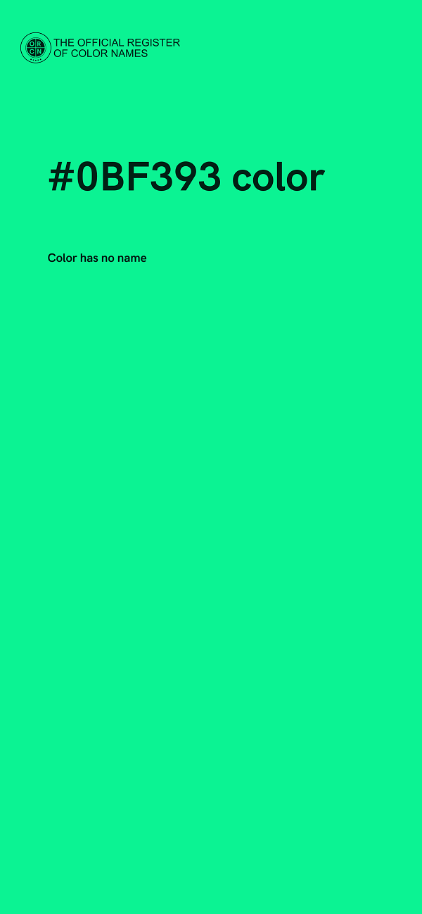#0BF393 color image