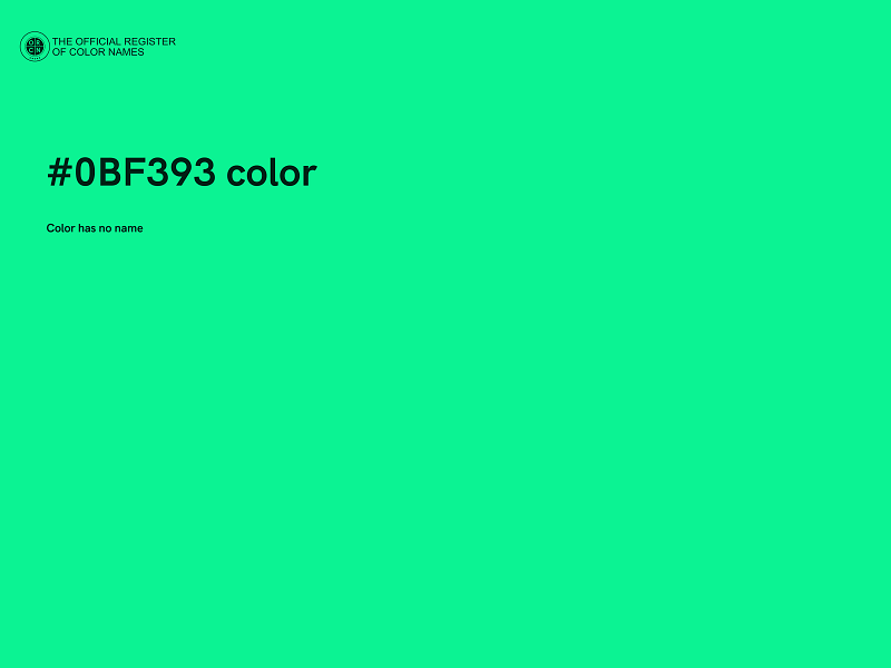 #0BF393 color image