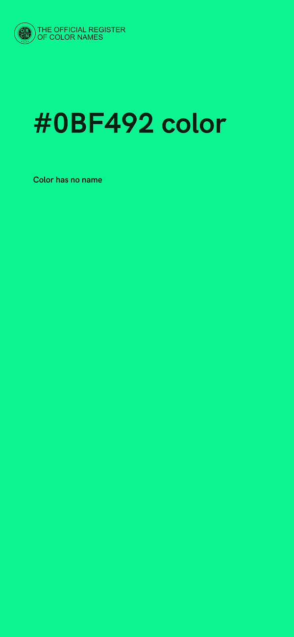 #0BF492 color image