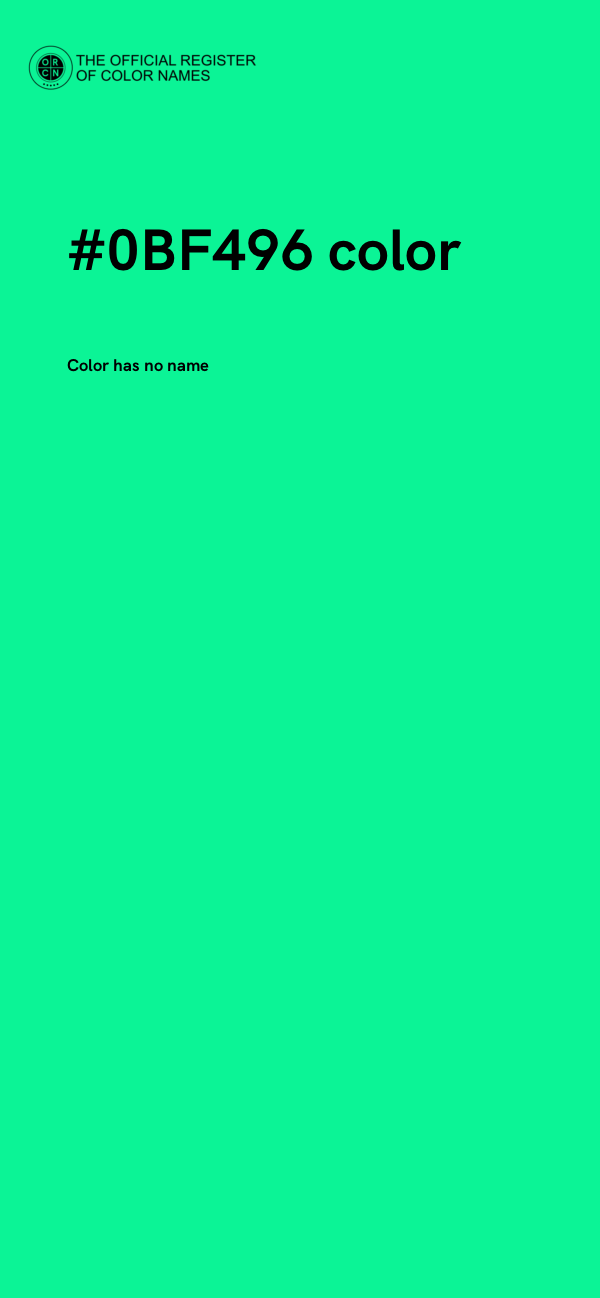 #0BF496 color image